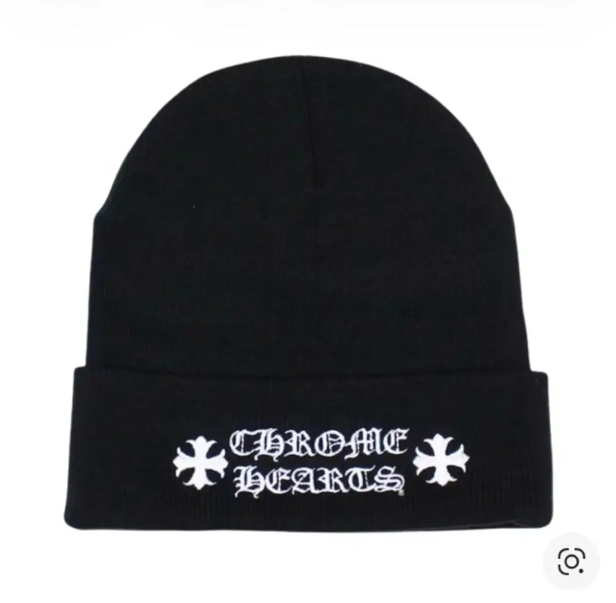 Chrome Hearts Horseshoe Skull Cap Beanie Black White | Bunjang Global